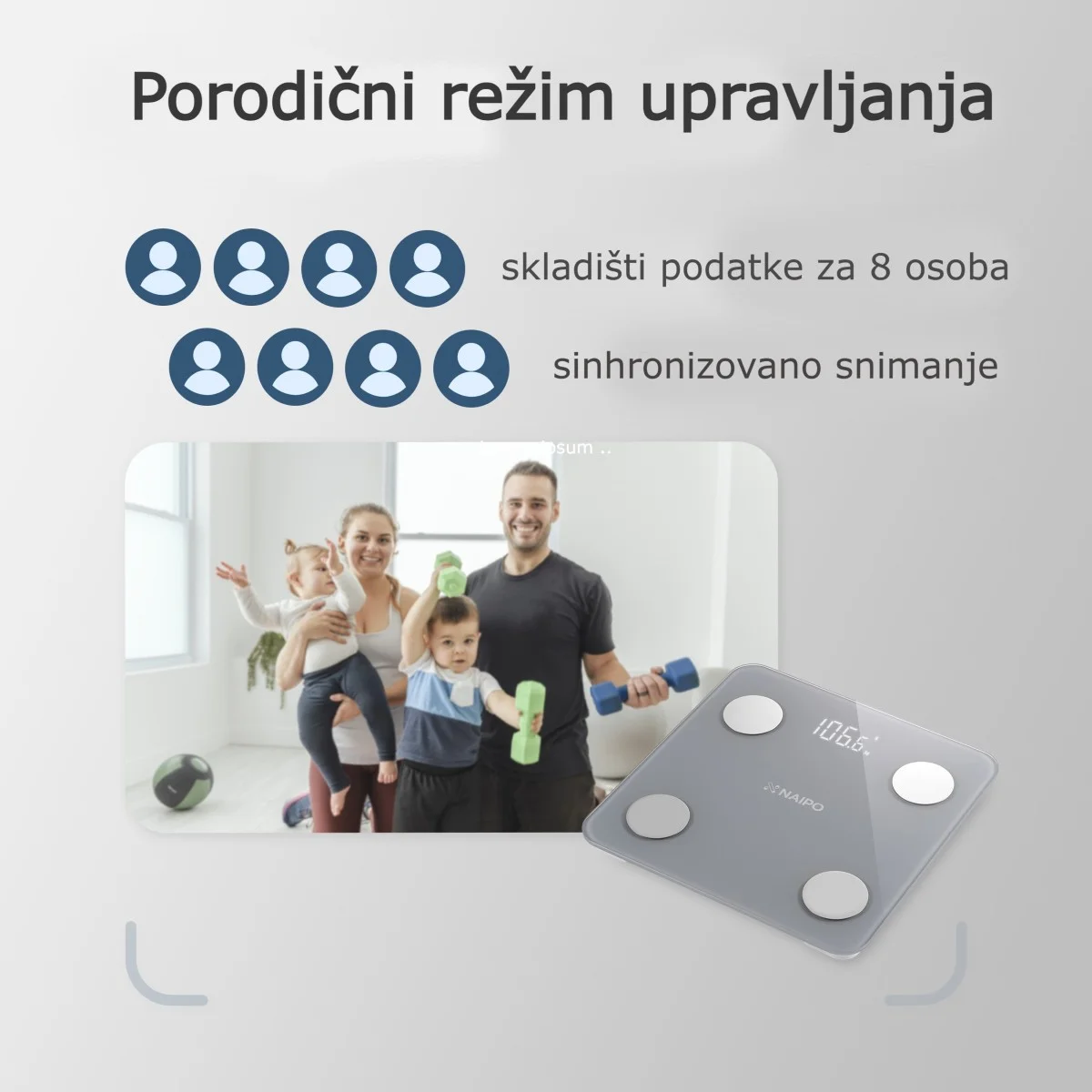 Naipo NP-BS01 - Pametna vaga za analizu tela 4 naipo np bs01 1