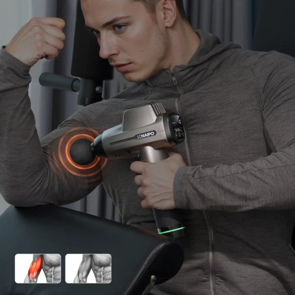 Masažni pištolj Naipo NPMGUN-006