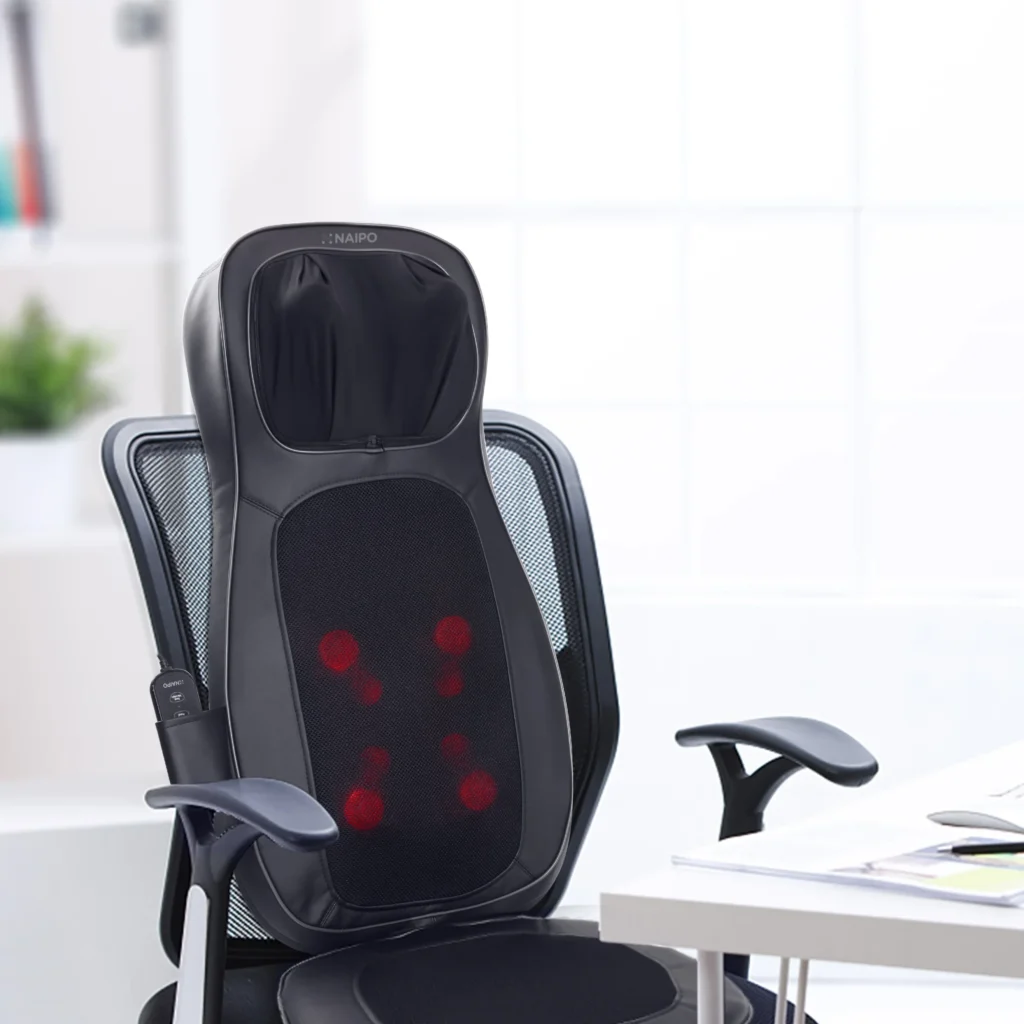Back and neck massager - Naipo MGBK-C2030 shiatsu massage seat cover