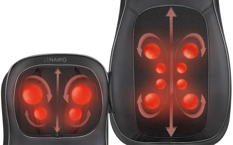 Back and neck massager - Naipo MGBK-C2030 shiatsu massage seat cover