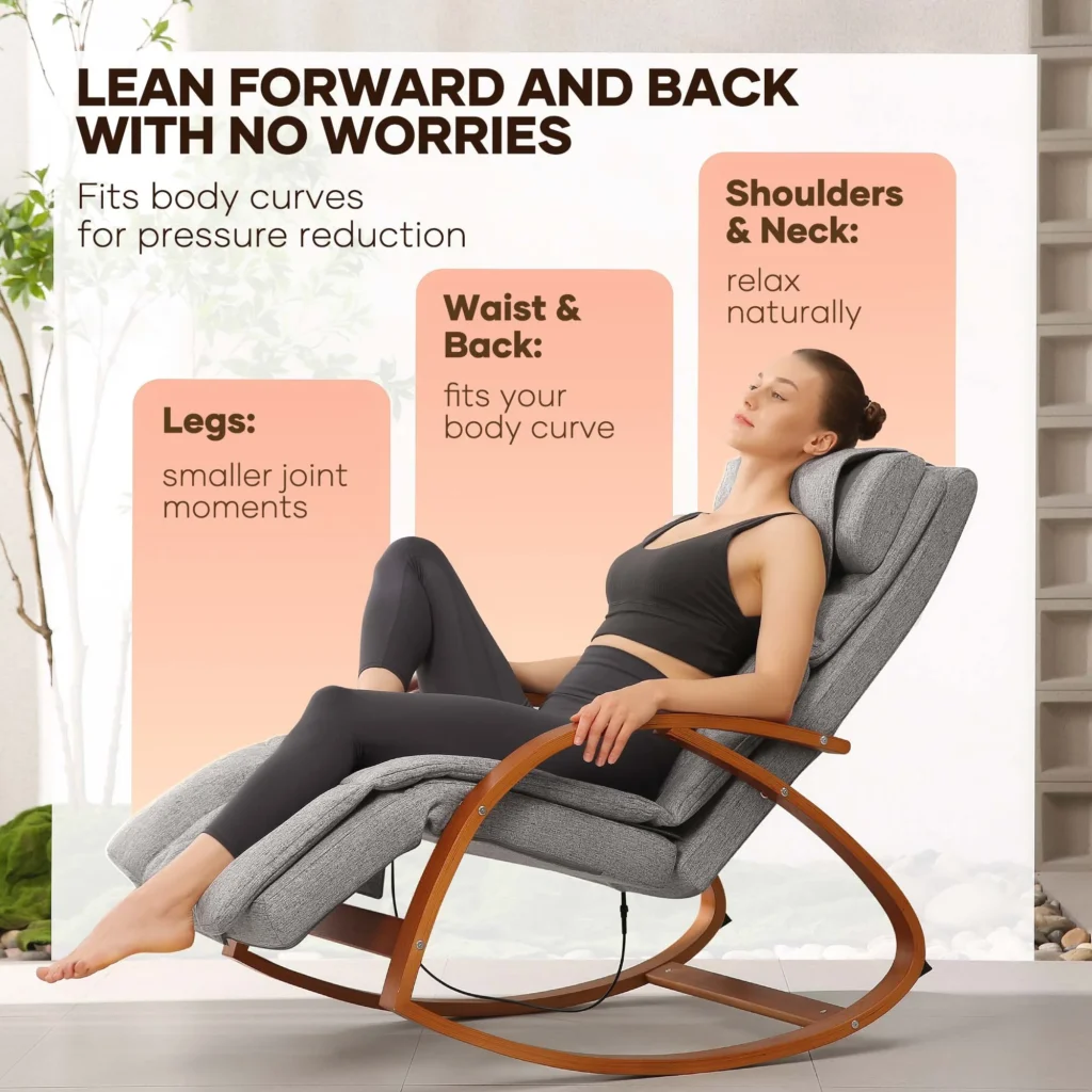 Massage, relaxation and rocking chair Naipo MGC-2300P