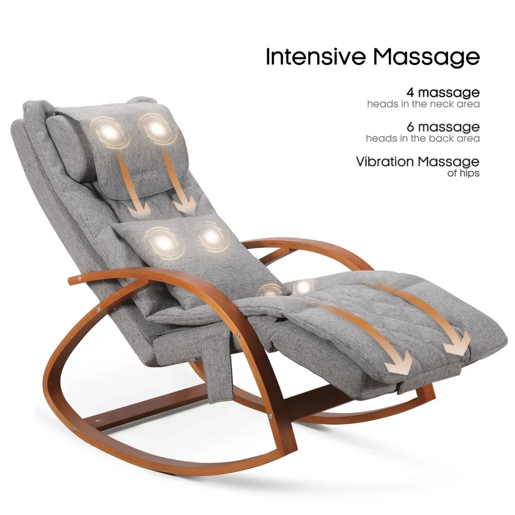 Massage, relaxation and rocking chair Naipo MGC-2300P