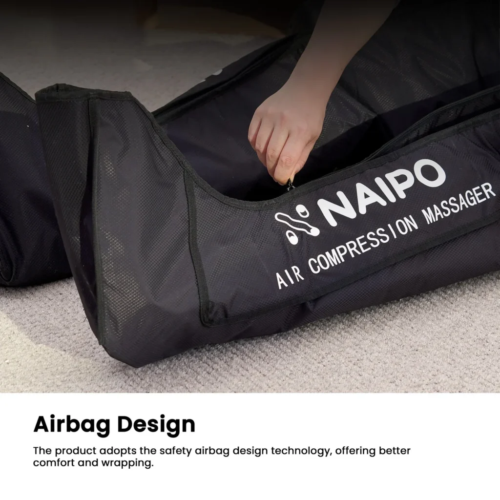 Массажер для ног - компрессионный аппарат для лимфодренажа Naipo MGF-301