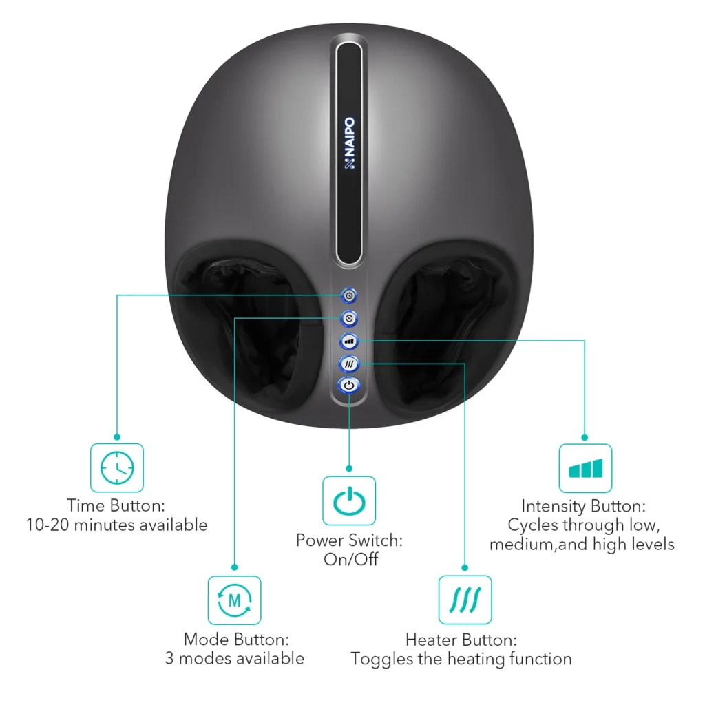 Foot massager - Naipo MGF-F15 shiatsu leg massager