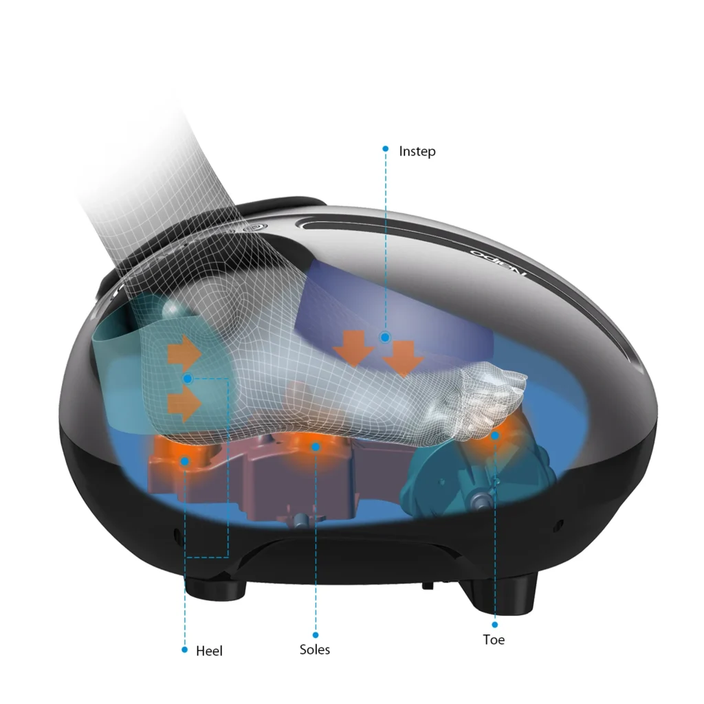 Foot massager - Naipo MGF-F15 shiatsu leg massager