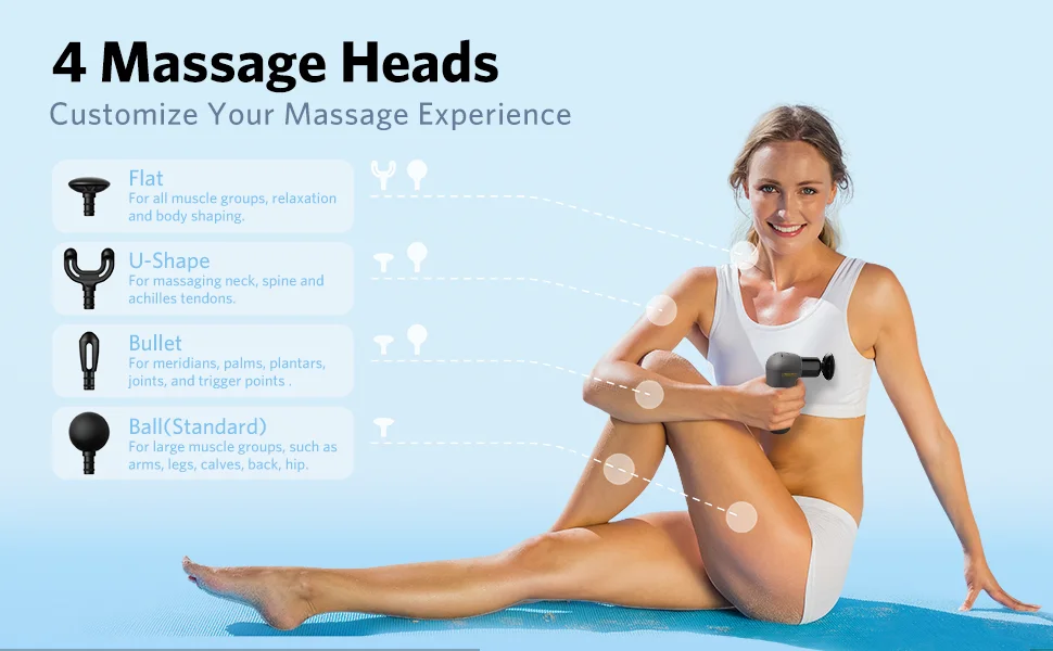 Mini body massage gun Naipo MGPC-002