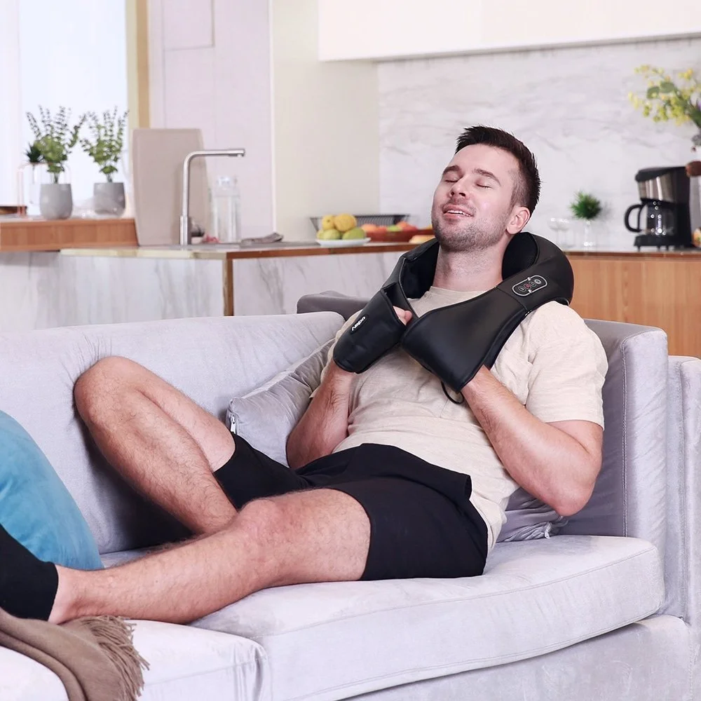 Back, neck and shoulder massager - Naipo MGS-150DC shiatsu body belt