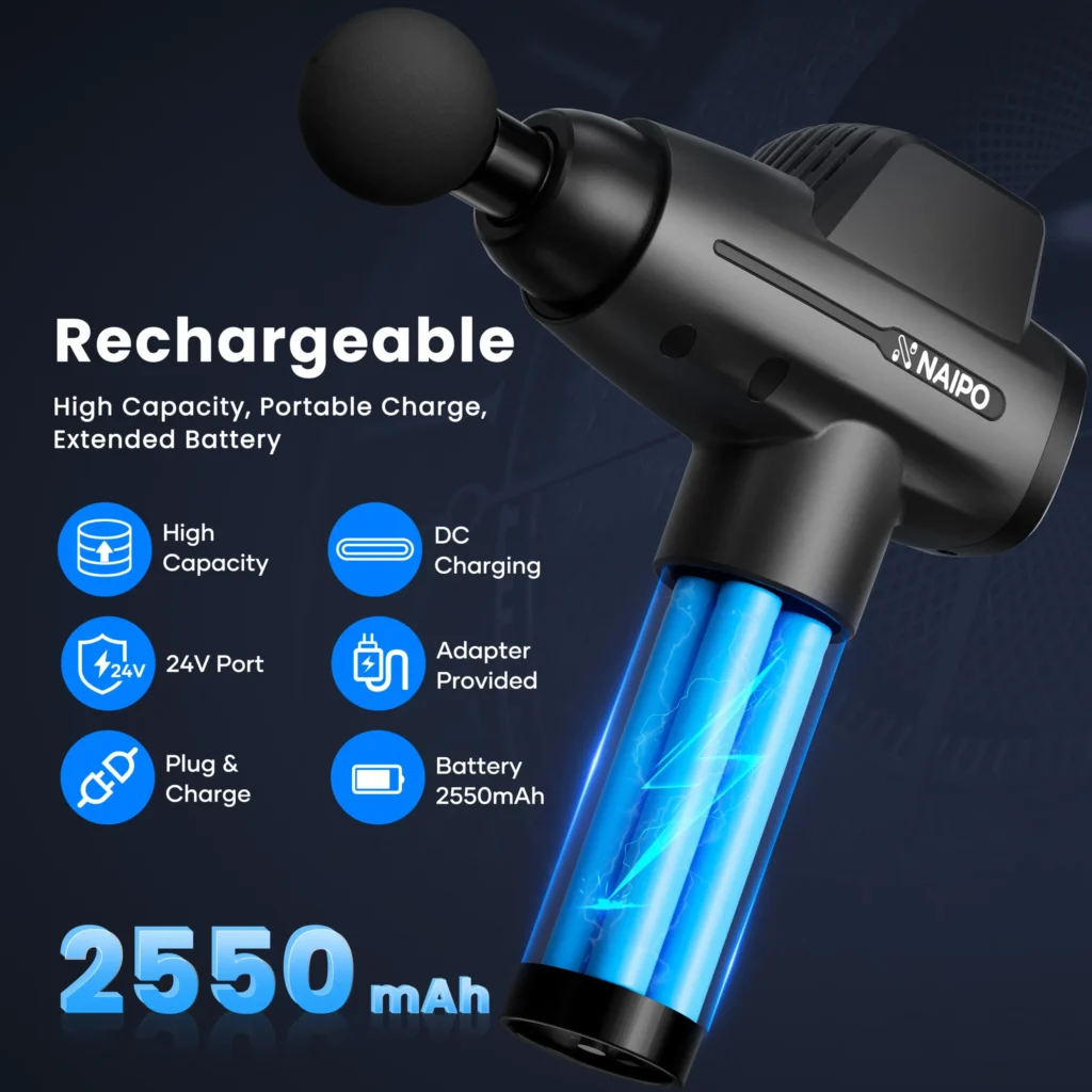 Professional body massage gun Naipo NPMGUN-006