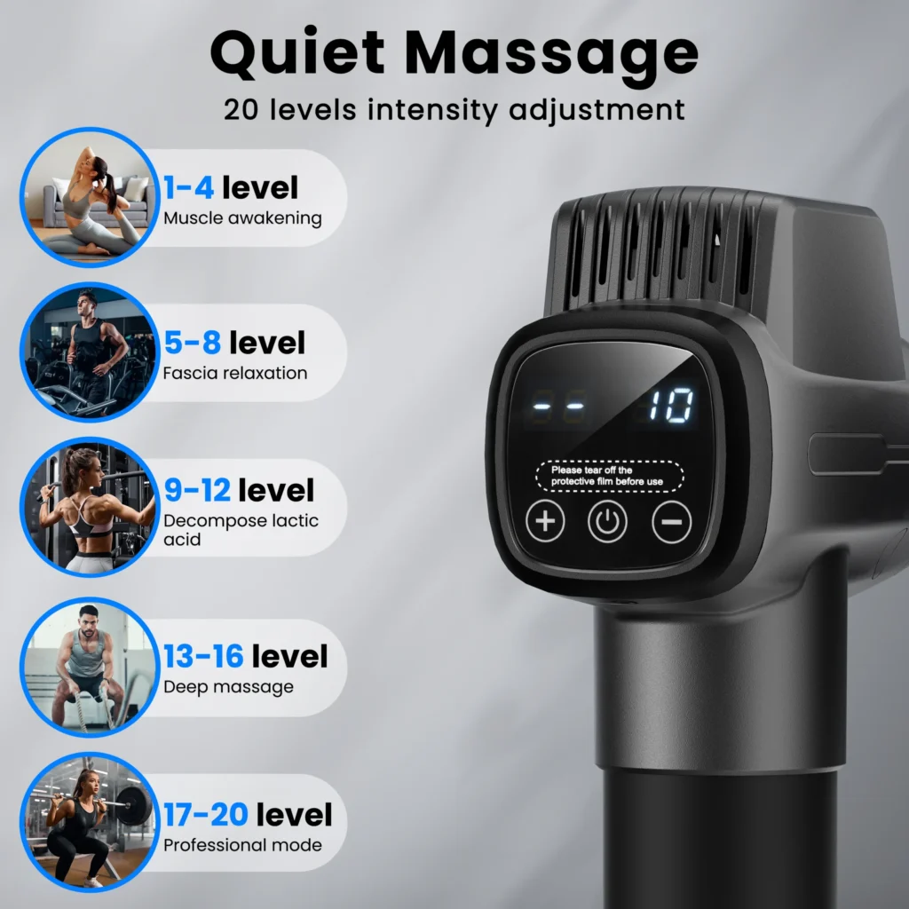 Professional body massage gun Naipo NPMGUN-006