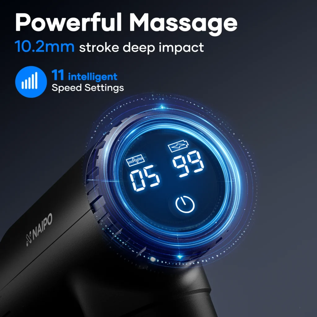 Professional body massage gun Naipo NPMGUN-K5