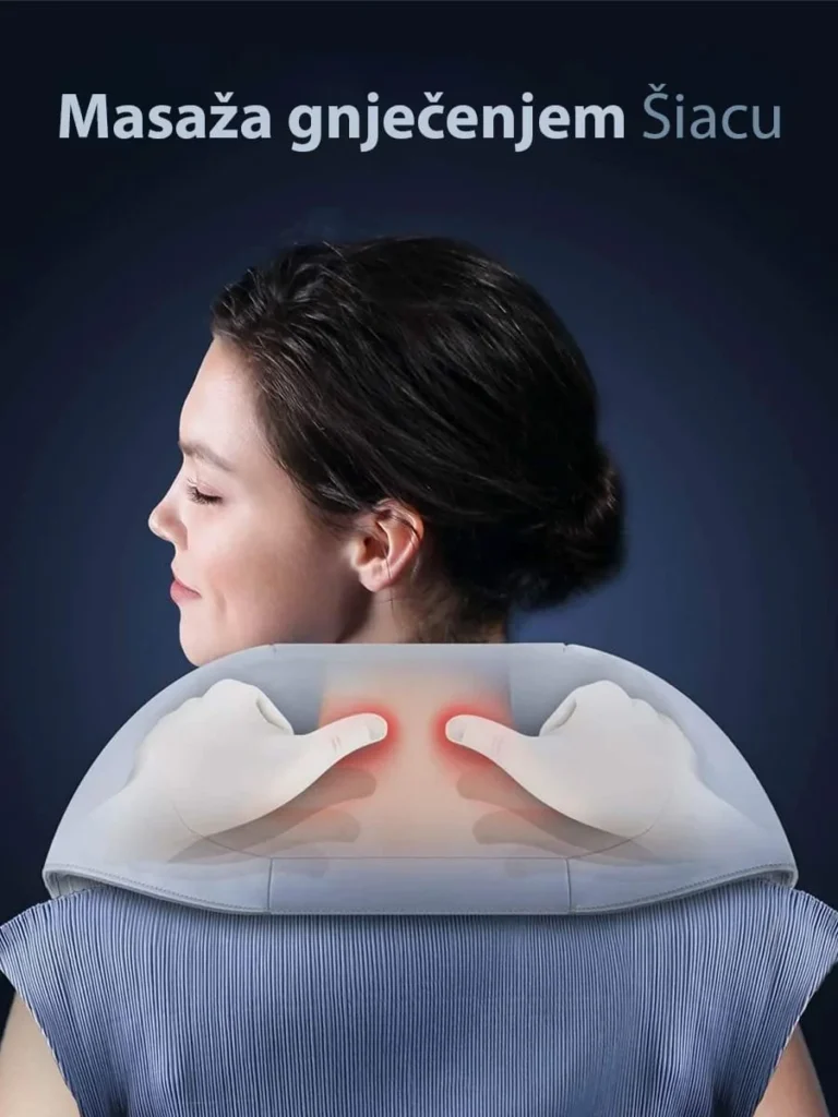 Back, neck and shoulder massager - Naipo MGS-150DC shiatsu body belt