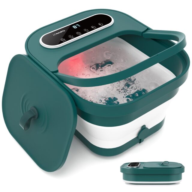Foot hydromassager - foldable foot bath with heating Naipo FS-FM015