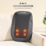 Back massager - cordless mini cushion with heating Naipo MGB-2403, image 3