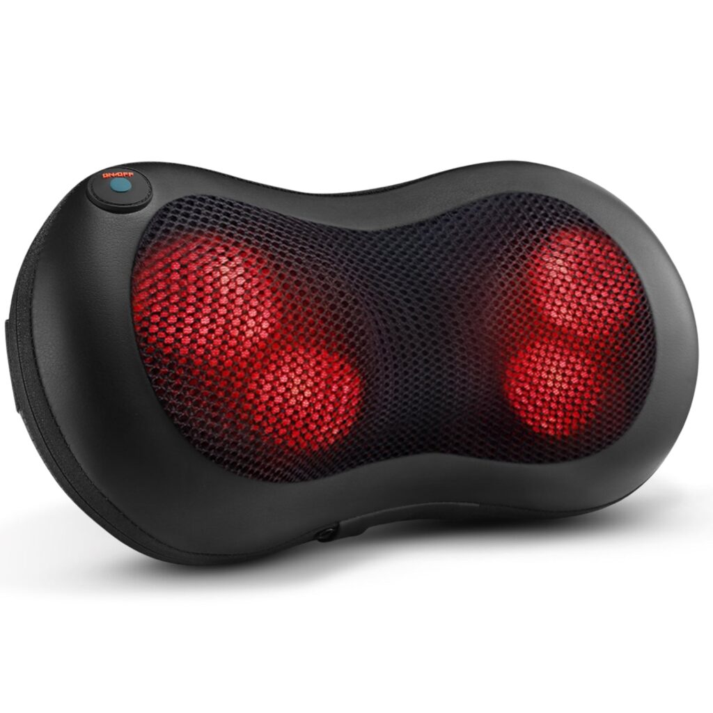 Massage pillow - heated shiatsu pillow Naipo MGP-129G