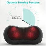 Massage pillow - Naipo MGP-129G heated shiatsu pillow, image 4