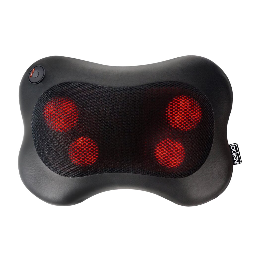 Massage pillow - heated shiatsu pillow Naipo MGP-129M