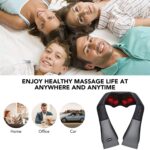 Neck and back massager - Naipo MGS-801 shiatsu pillow with heating, image 8