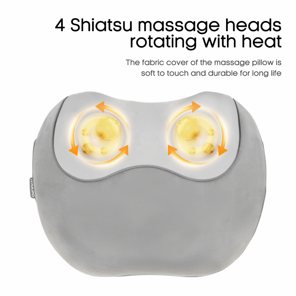 Jastuk za masažu - bežični jastuk za leđa sa grejanjem Naipo NP-PM01