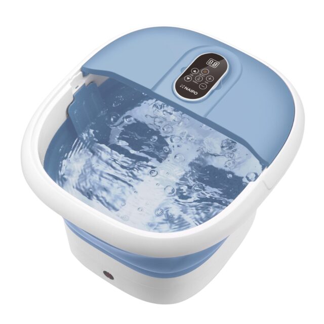 Foot hydromassager - foldable foot bath with heating Naipo NPFT-SPA02