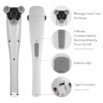 Handheld massager - Naipo XF-5120 cordless percussion massager, image 4